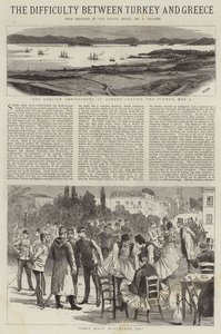 Het Conflict tussen Turkije en Griekenland door Charles William Wyllie